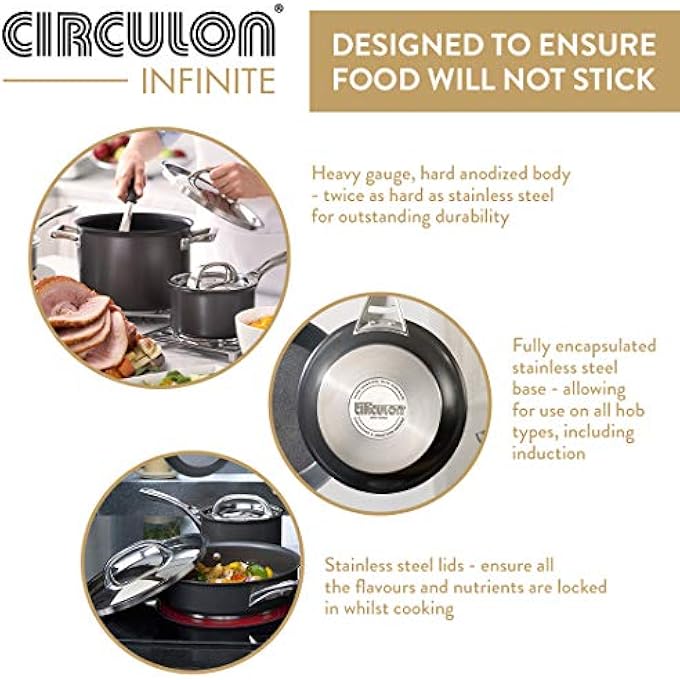 سركيولن قدر طهي لا نهائي 24 سم 76 لتر - Image 4