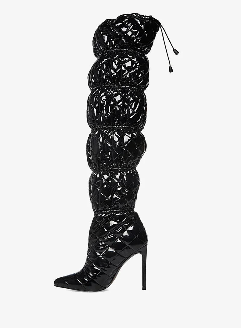 STEVE MADDEN  Steve madden silhouette black/black women's boots for Women | Best Price UAE