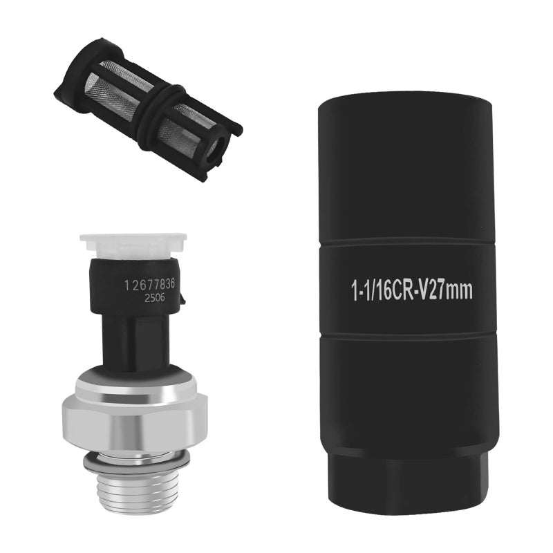 HHZL Oil Pressure Sensor Socket 12673134 Oil Pressure Switch Sending Unit for 2009-2020 Chevy Silverado 1500 2500 3500 4500 Tahoe Suburban Avalanche, GMC Savana Sierra Yukon, Cadillac CTS Escalade - Image 1