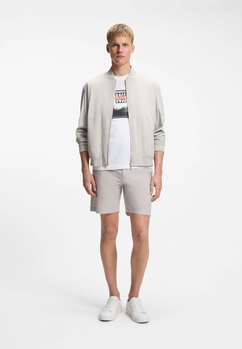BOSS White Cotton-jersey T-shirt with printed artwork for Men | Best Price UAE