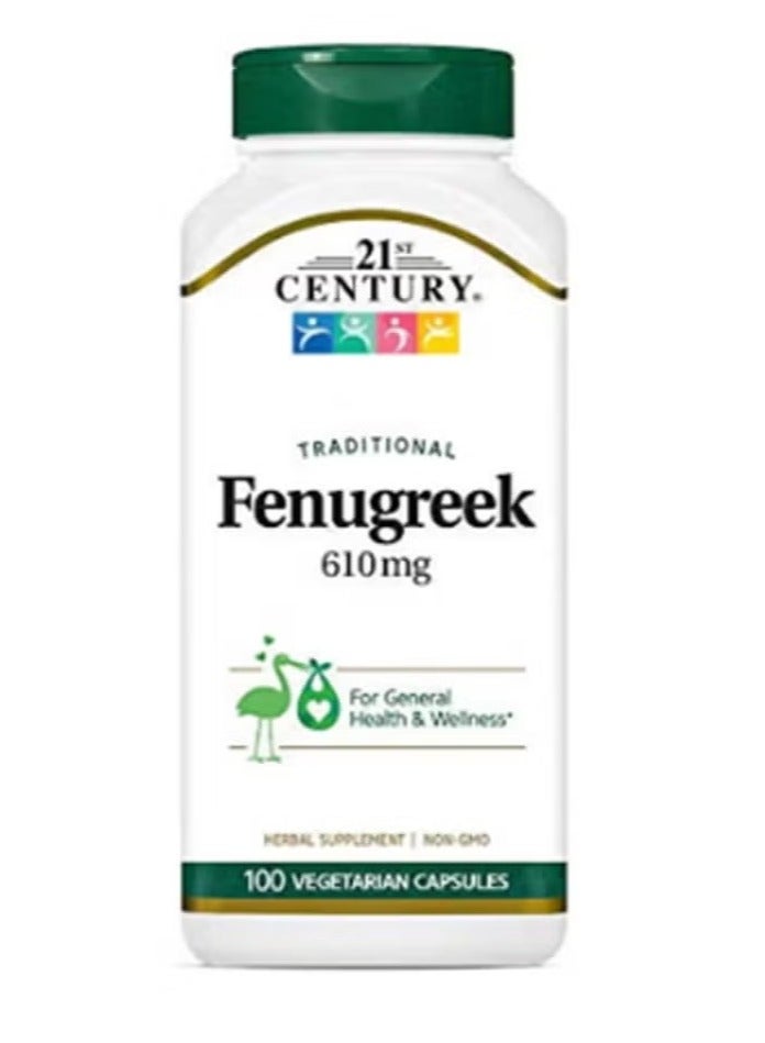 Fenugreek 610MG Cap 100'S