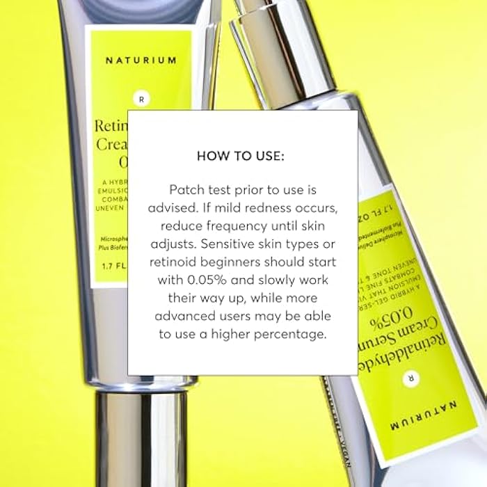 Naturium Retinaldehyde Cream Serum 0.10%, Advanced Anti-Aging & Smoothing Potent Face & Skin Care, 1.7 oz - Image 3