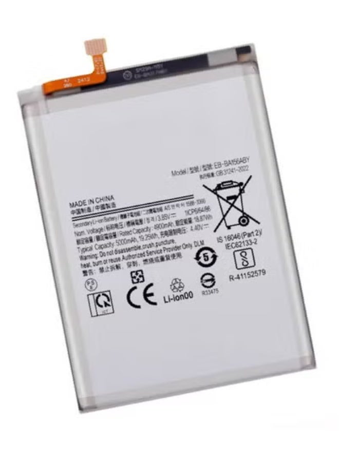 TIGER Replacement Internal Premium Battery Compatible with Samsung Galaxy A15 5G – Long-Lasting High-Capacity Li-ion Battery for Fast Charging, Safe Installation, Extended Standby Time, Stable Power Supply, and Reliable Mobile Backup for Galaxy A15 5G Smartphones - Image 2