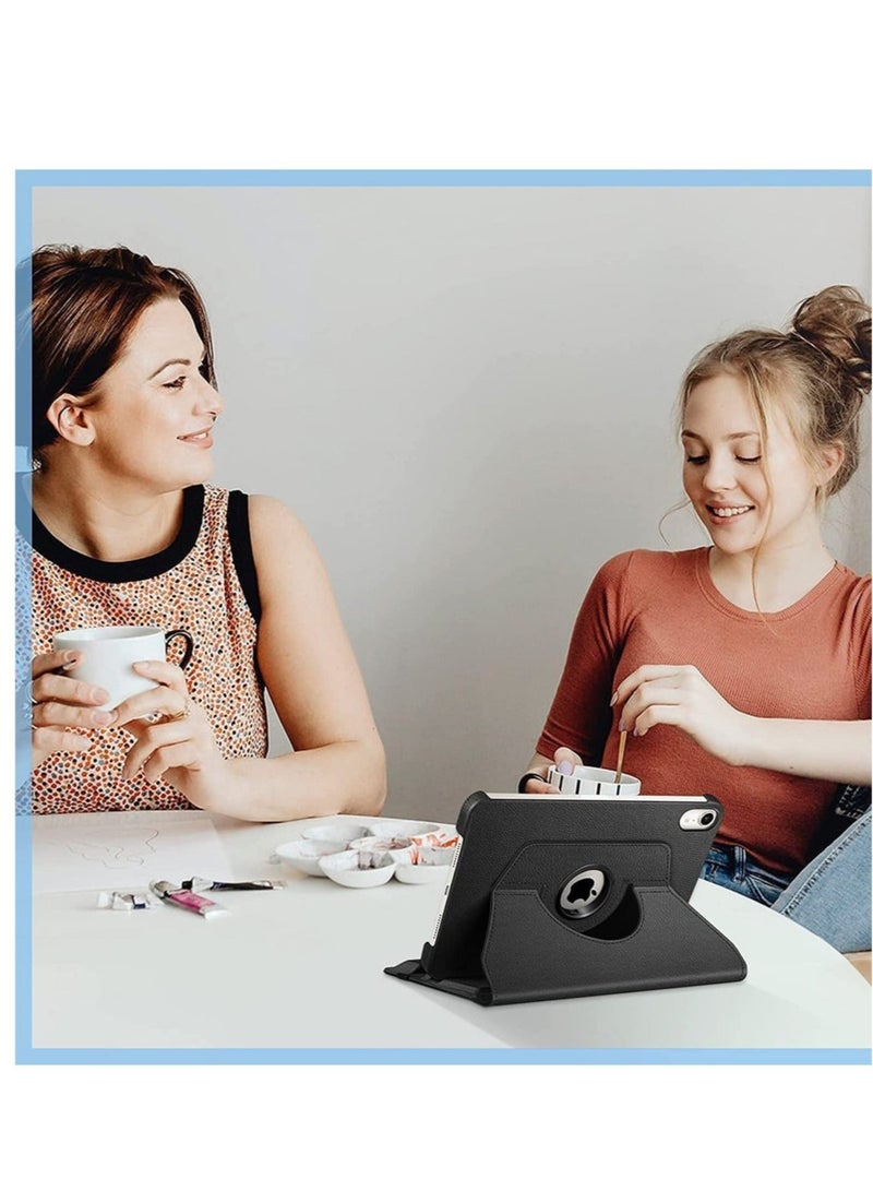 Raxoom Rotating Case for iPad Mini 6 (6th Generation 8.3 Inch) - 360 Degree Swiveling Stand Protective Back Cover, Auto Wake/Sleep Feature for iPad Mini 6 2021 Model (Black) - Image 3