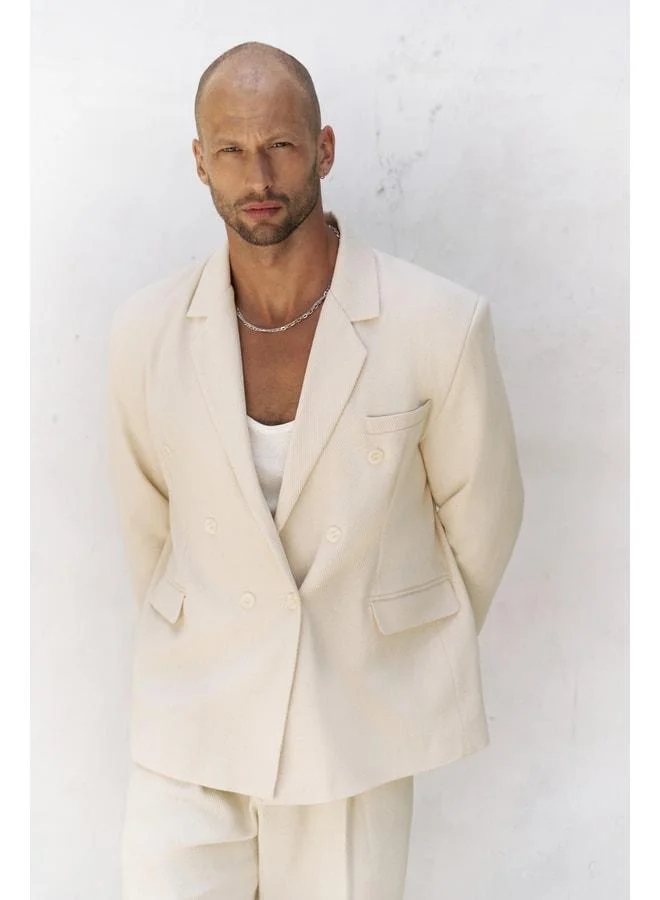 Bohemai Ayyubay Natural Men's Blazer Jacket