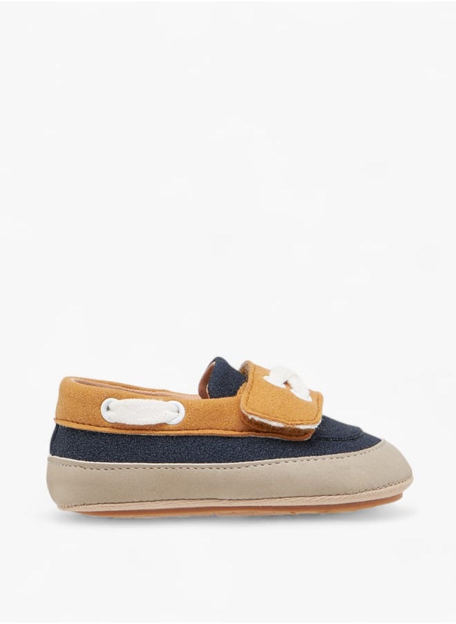 Barefeet Boys Colourblock Booties with Hook and Loop Closure  - Image 3