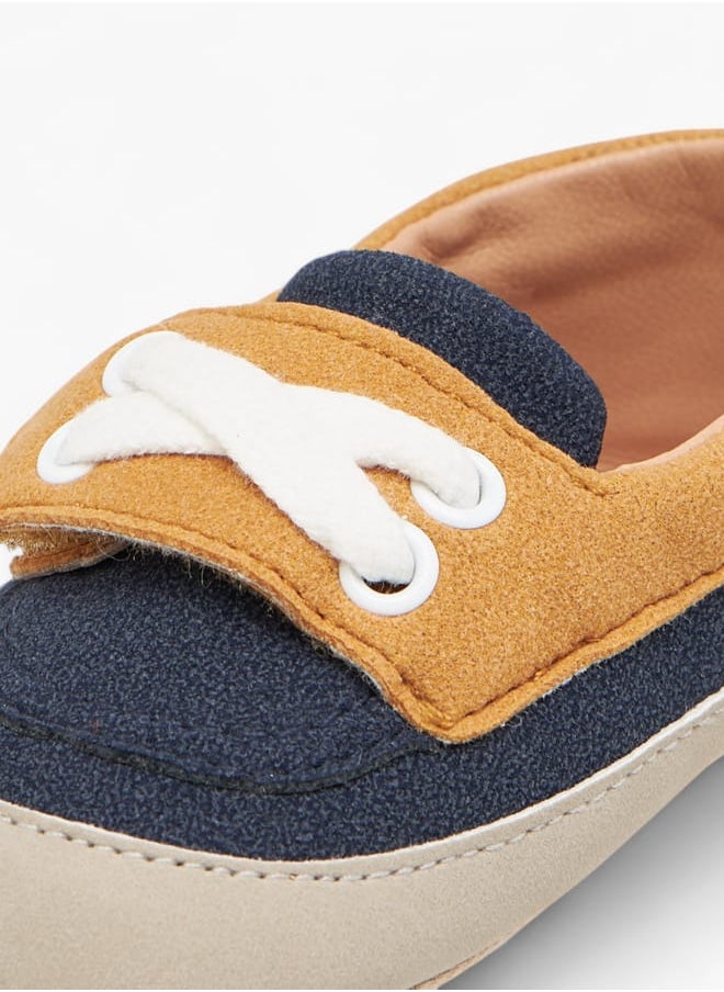 Barefeet Boys Colourblock Booties with Hook and Loop Closure  - Image 4