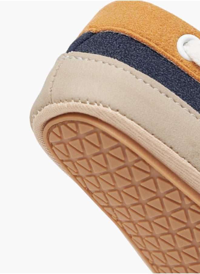 Barefeet Boys Colourblock Booties with Hook and Loop Closure  - Image 5
