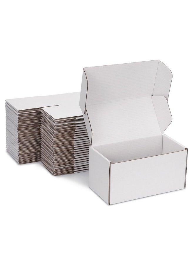 DUZCLI - 8X4X4 Small Shipping Boxes Set Of 25 - White Small Cardboard Boxes For Packaging Small Business, Small Boxes For Shipping, Mailing Boxes And Small Gift Boxes For Presents - Image 1