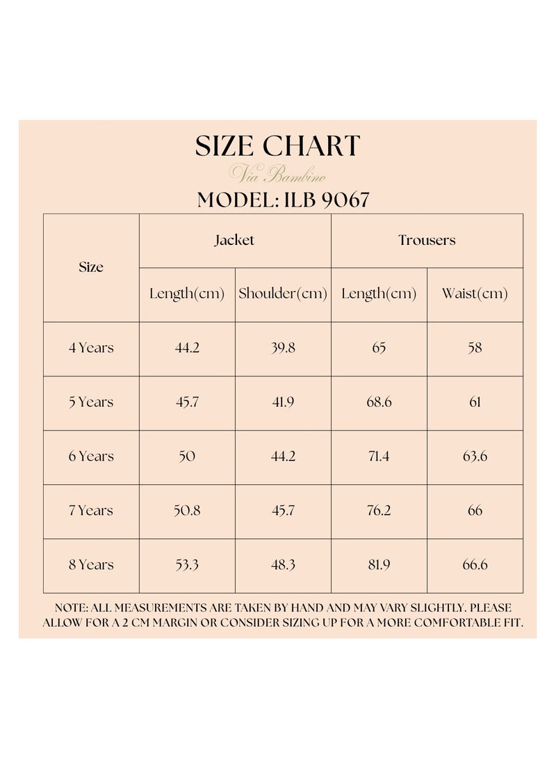 فيا بامبينو بدلة رسمية بيضاء للأولاد 9067 - Image 2