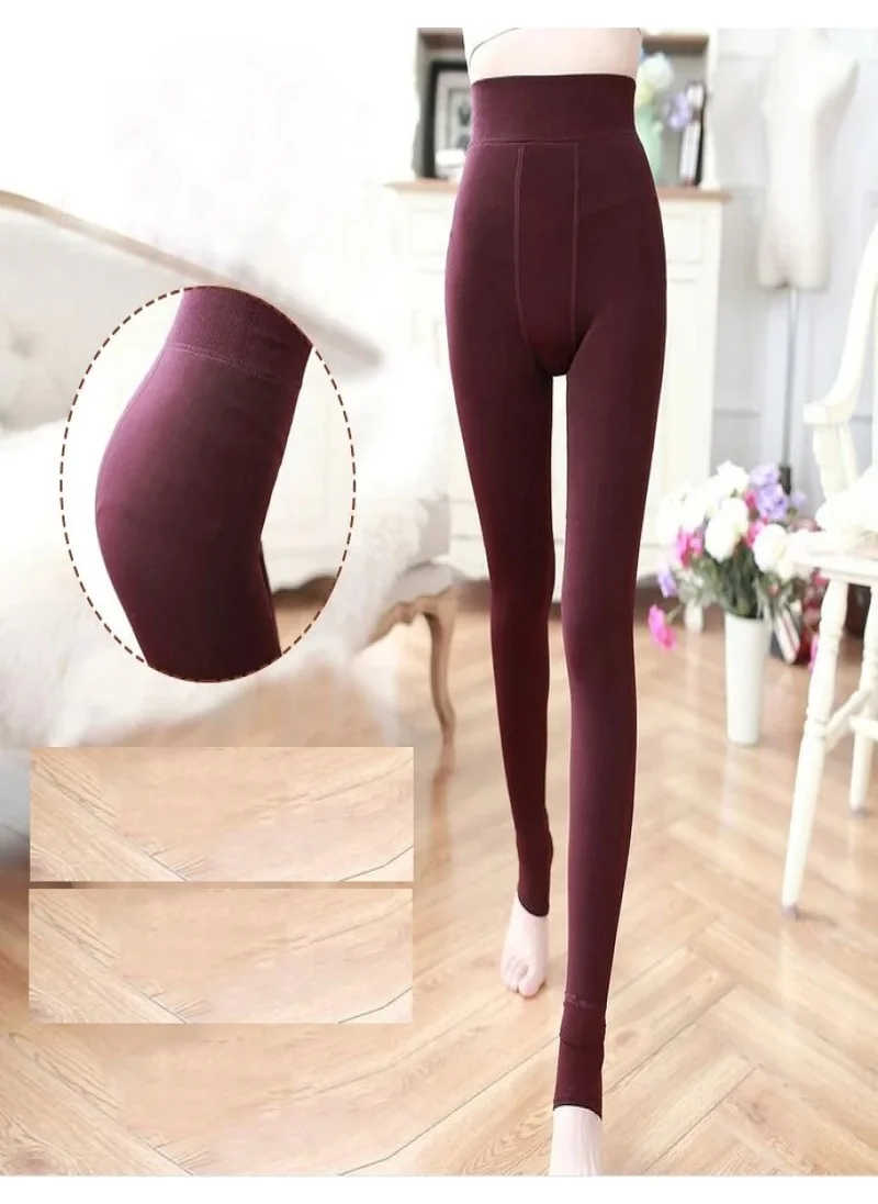 Mistirik Mystical Ravena Model Thermal Pantyhose Plush Woven Wool Warm and Tightening Tights