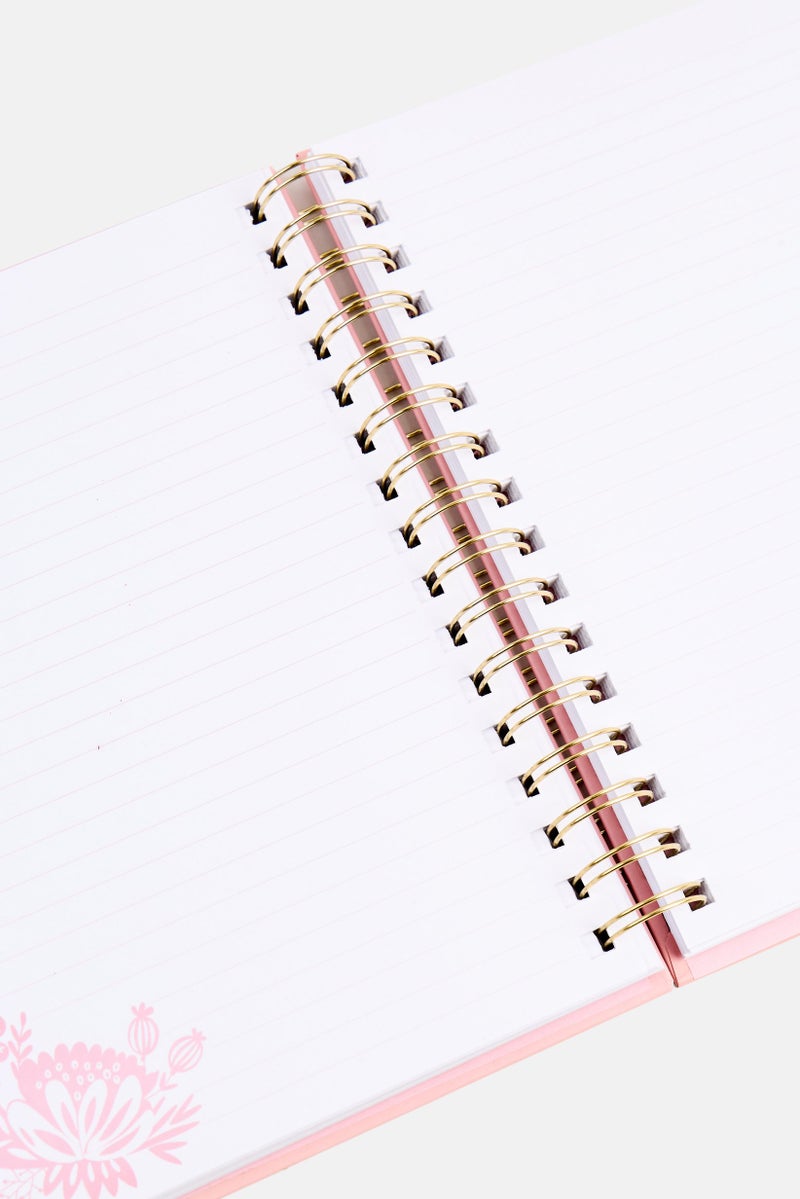 VOTUM Graphic Printed Notebook With Pearl Top Ballpoint Pen, Multicolor - Image 3