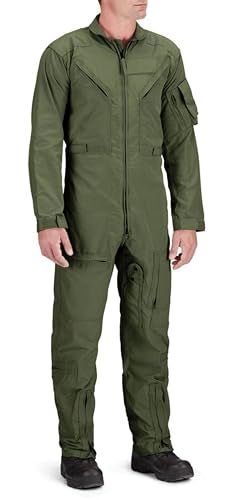 Propper Mens CWU 27P Nomex Flight Suit Freedom Green 38 Regular