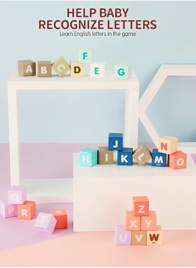 GROIC 115 PCS Wooden Building Blocks with City Map Construction Building Sets,Wooden Toddler Toys,Preschool Learning Educational Toys,Stacking Blocks Montessori Toys for Kids  - Image 5
