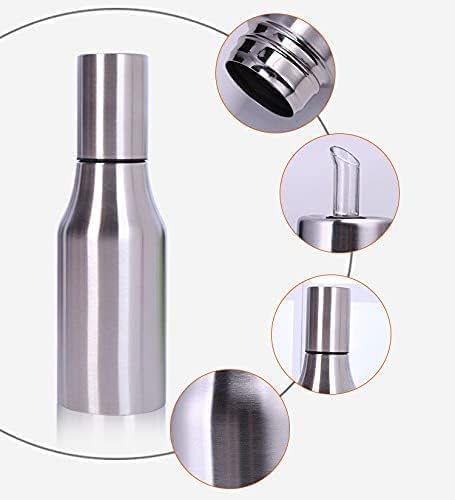 F4FIVE 1000ml Stainless Steel Oil Dispenser Oil Pot Drop Sauce Vinegar Bottle Kitchen Supply Cruet 1 pic - Image 3