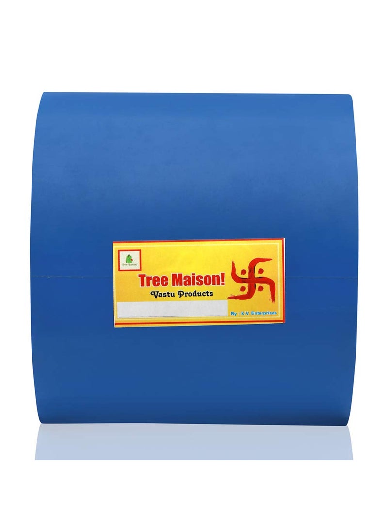 TREEMAISON TREEMAISON CORONATING HOMES Vastu Blue Color Tapes, Vastu Tape (4Inch,25 Meter Approx.)  - Image 1