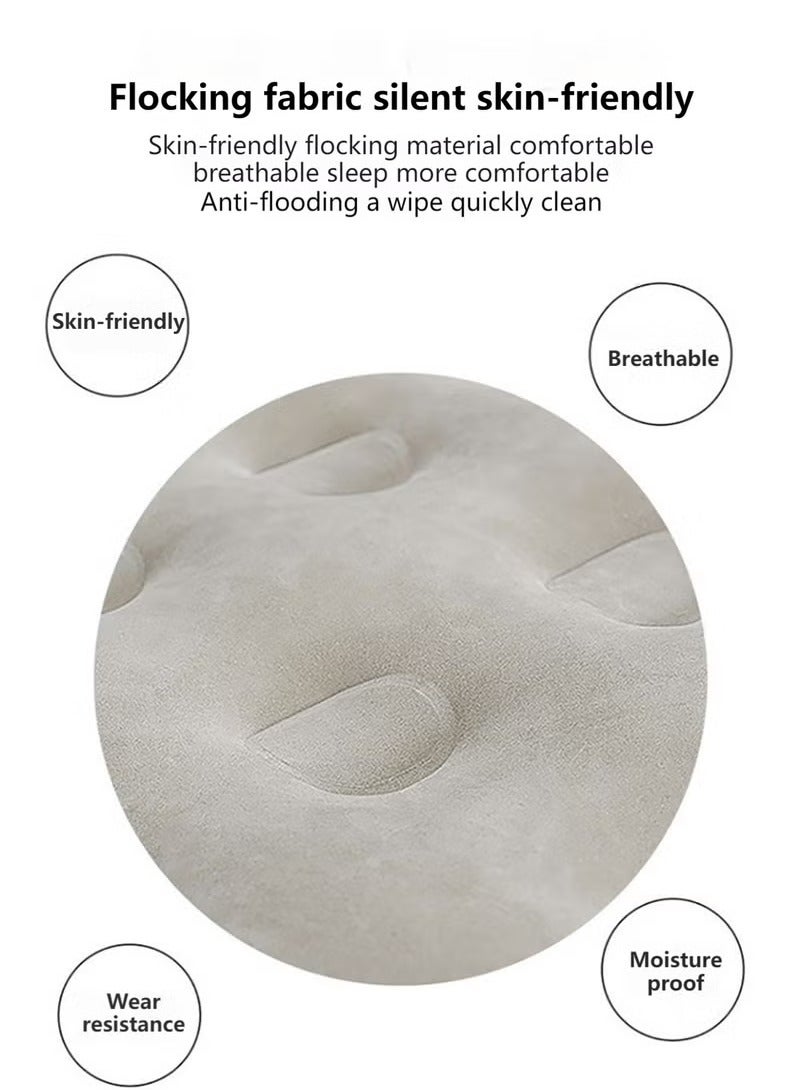 XiuWoo Inflatable Mattress Set, Leak Proof Inflatable AirBed, Mattress with Thickened Surface, Blow Up Mattress for Camping Home Trunk Bed Travel, 190*100*25CM  - Image 5