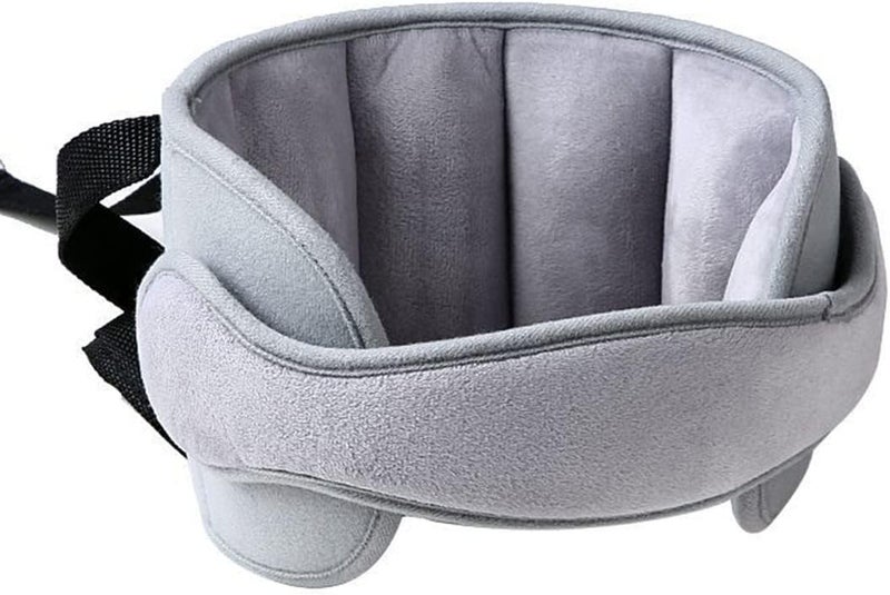RUITASA Car Seat Head Support Band Safety Car Seat Neck Relief Adjustable Child Car Seat Infants and Baby Head SupportGray - Image 1