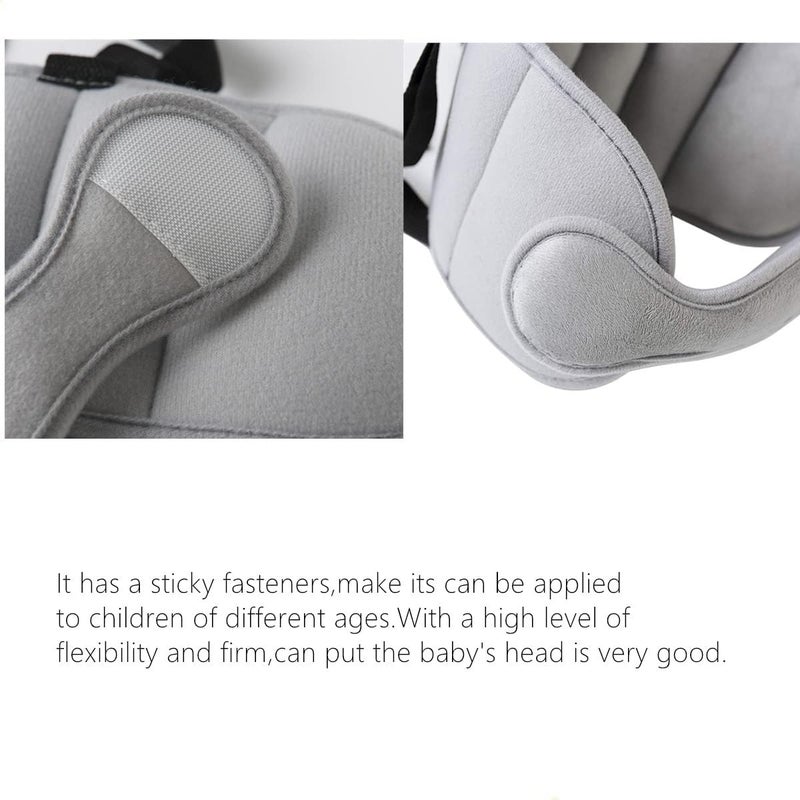 RUITASA Car Seat Head Support Band Safety Car Seat Neck Relief Adjustable Child Car Seat Infants and Baby Head SupportGray - Image 4