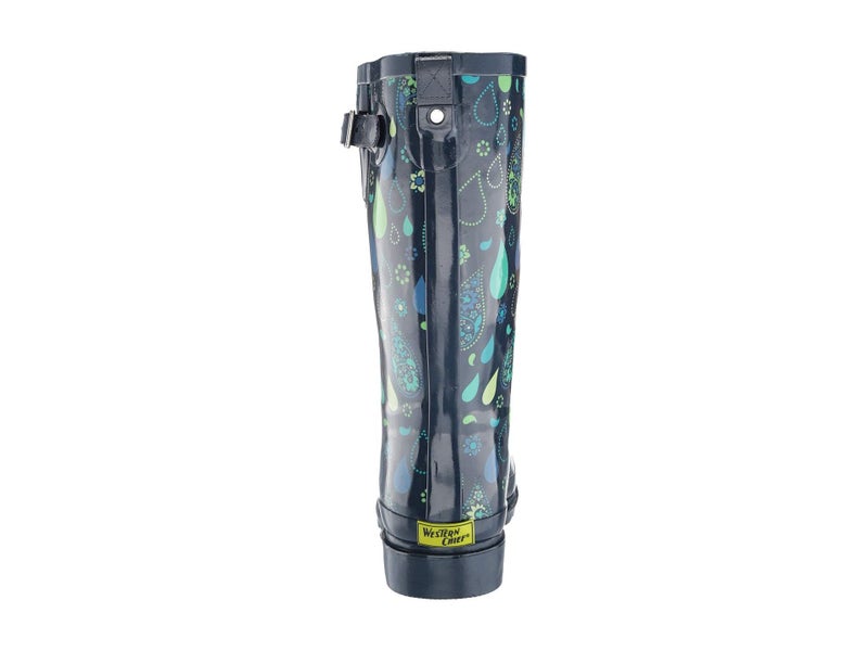 Western Chief Printed Tall Rain Boot Pouring Paisley 8 M - Image 5
