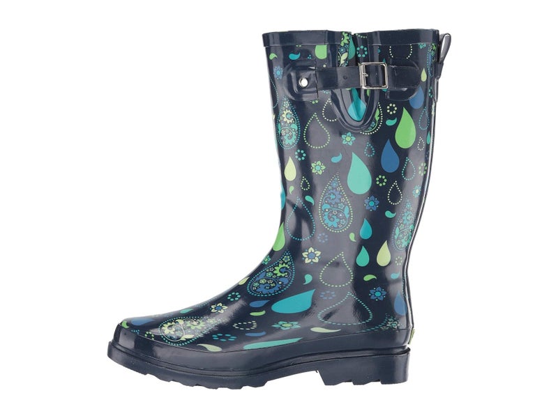 Western Chief Printed Tall Rain Boot Pouring Paisley 8 M - Image 4