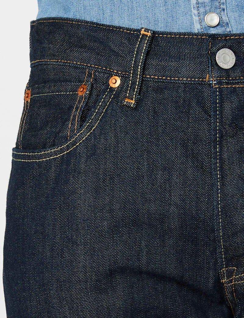 Levi's Men's 501 Original Fit Jeans (Also Available in Big & Tall), (New) Medium Stonewash, 38W x 32L - Image 5