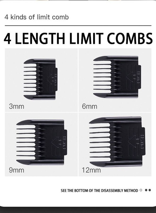 Generic Dog Grooming Kit Clippers, Low Noise, Electric Quiet, Rechargeable, Cordless, Pet Hair Thick Coats Clippers Trimmers Set, Suitable for Dogs, Cats, and Other Pets  - Image 4