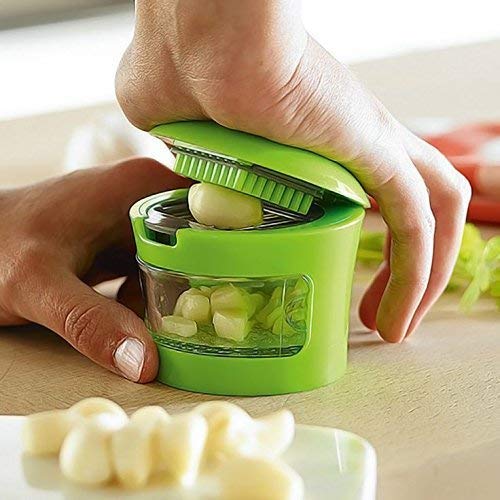 Black Olive Dry Fruits & Garlic Cutter- Stainless Steel Blades Multipurpose Easy Use Mini Press Chopper I Peeler I Slicer I Cutter for Kitchen I - Image 2
