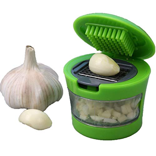 Black Olive Dry Fruits & Garlic Cutter- Stainless Steel Blades Multipurpose Easy Use Mini Press Chopper I Peeler I Slicer I Cutter for Kitchen I - Image 1