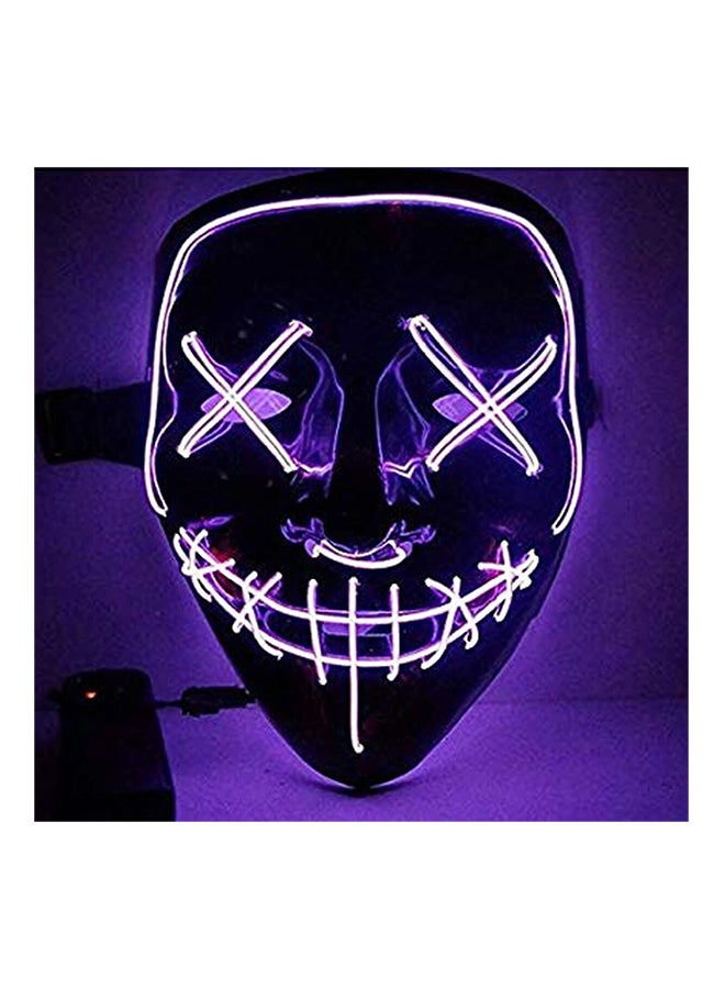 LED Light Up Funny Party Mask - Image 2
