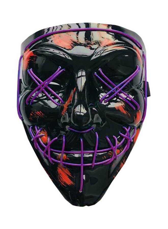 LED Light Up Funny Party Mask - Image 1