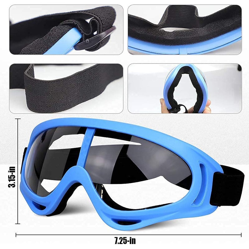 POKONBOY 4 Pack Protective Goggles Safety Glasses Eyewear Compatible with Nerf Guns for Kids Teens Game Battle (4 Colors) - Image 2