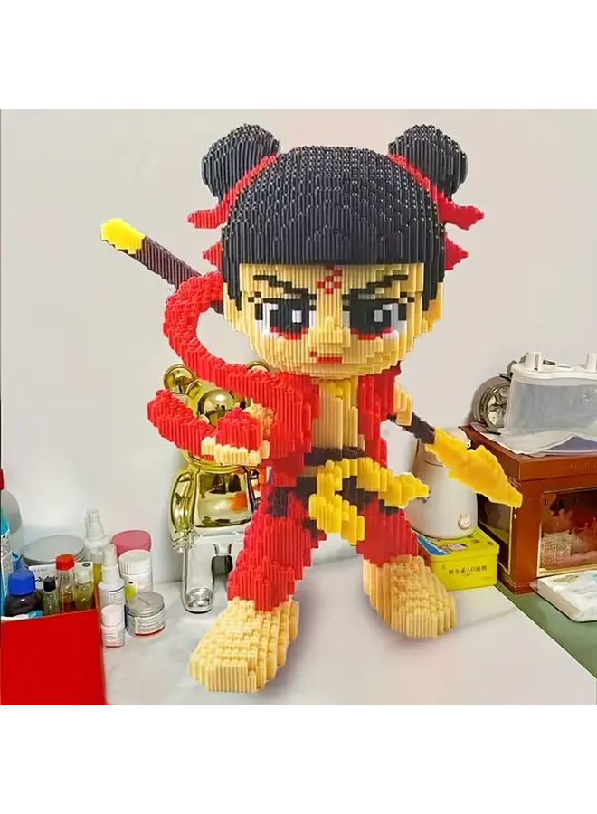 مجموعات بناء نيزها التعليمية مجموعات البناء التعليمية ديكور مكتب التنين الهدايا - Image 2