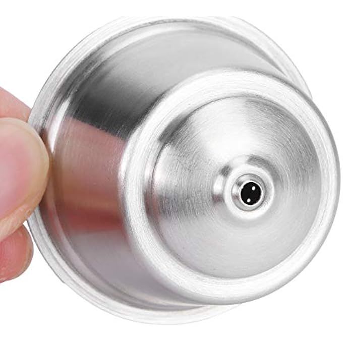 كريفوكت كبسولات قهوة من الفولاذ المقاوم للصدأ قابلة لإعادة التعبئة وكبسولات قهوة احترافية قابلة لإعادة الاستخدام لماكينة صنع القهوة باللون الأزرق - Image 4