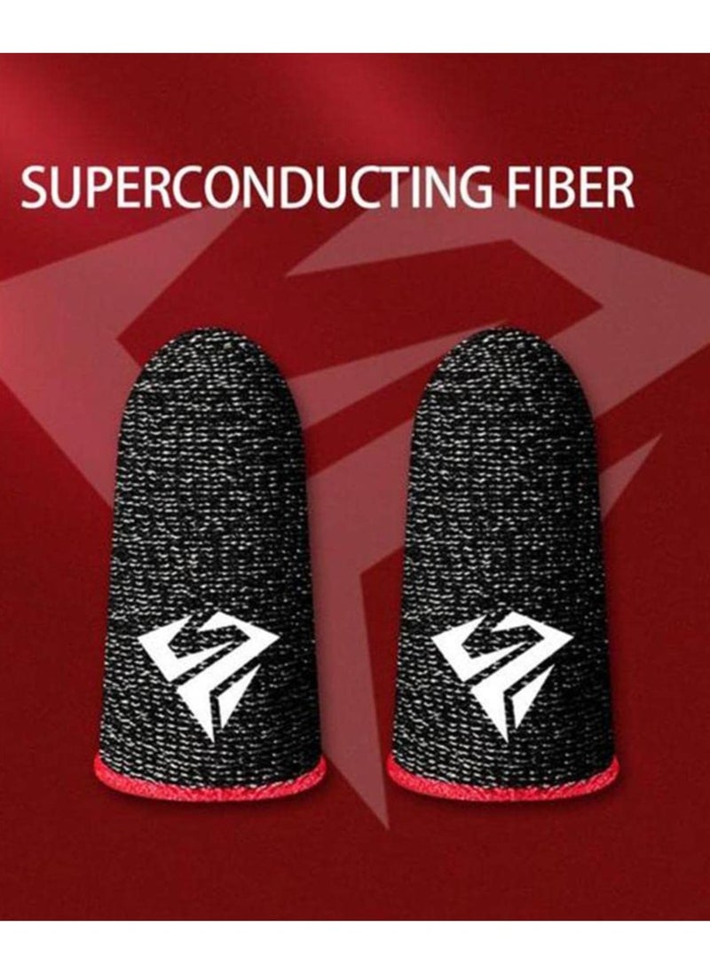 Generic Gaming Finger Sleeves for Mobile Games, Anti-Sweat Touch Screen Joysticks for PUBG, Knives Out, Rules of Survival (5 Pairs) - Enhanced Sensitivity & Comfort  - Image 3