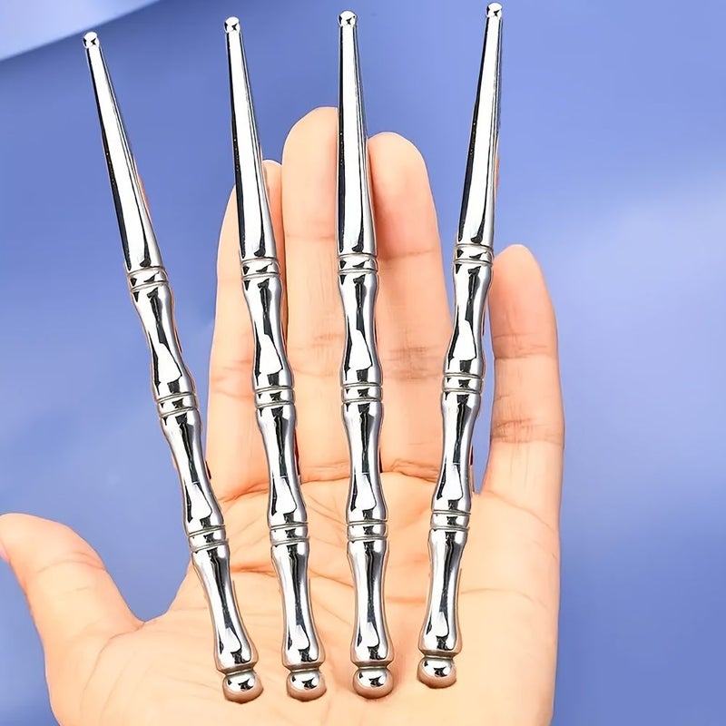 WYXL Stainless Steel Double Ended Massage Sticks Set For Full Body Relaxation Acupressure Tool - Image 2