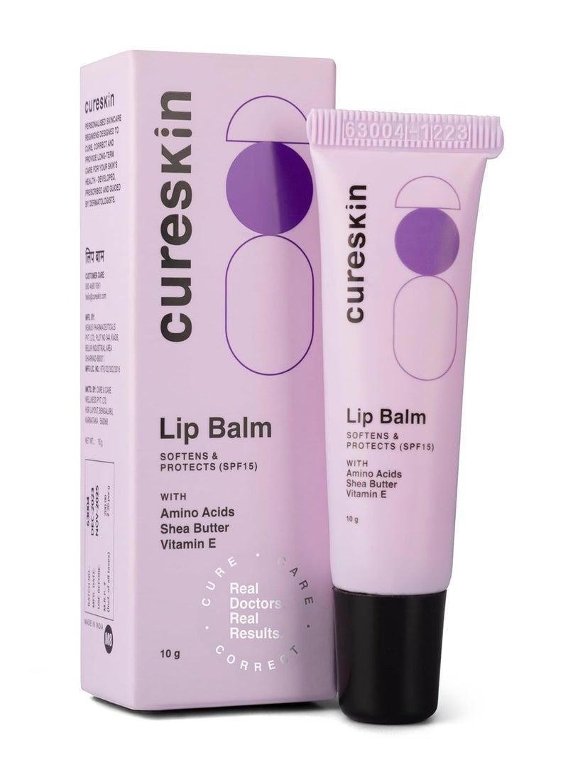 Cureskin مرطب شفاه كيورسكين بعامل حماية من الشمس ١٥ | مرطب شفاه لتفتيح الشفاه الداكنة | مرطب شفاه لتفتيح الشفاه الداكنة - Image 1
