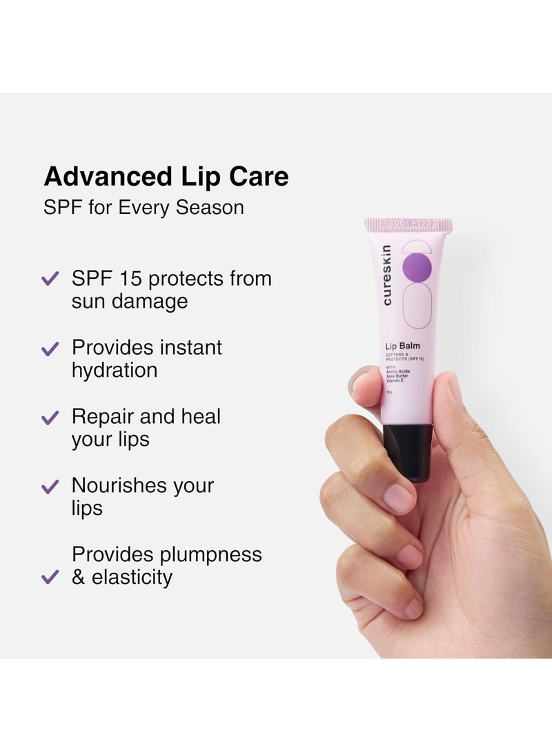 Cureskin مرطب شفاه كيورسكين بعامل حماية من الشمس ١٥ | مرطب شفاه لتفتيح الشفاه الداكنة | مرطب شفاه لتفتيح الشفاه الداكنة - Image 2