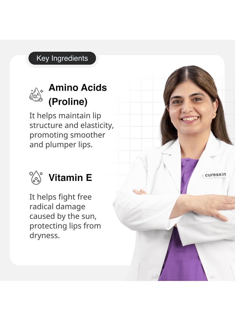 Cureskin مرطب شفاه كيورسكين بعامل حماية من الشمس ١٥ | مرطب شفاه لتفتيح الشفاه الداكنة | مرطب شفاه لتفتيح الشفاه الداكنة - Image 3