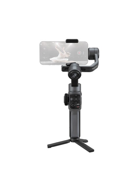 Handheld 3-Axis Smartphone Gimbal Stabilizer with Dolly Zoom Smart Tracking Timelapse Gesture Control AI Editing Tripod for Most Smartphones Live Stream Video Recording