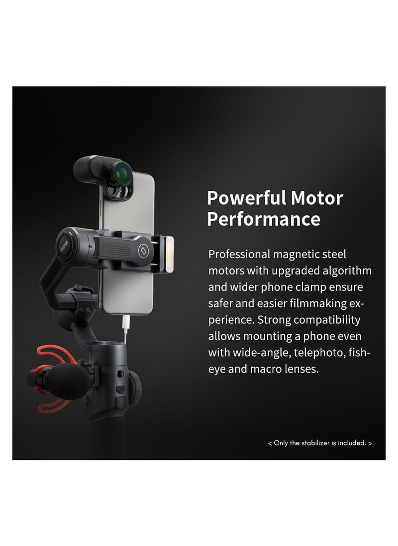 Zhiyun - Handheld 3-Axis Smartphone Gimbal Stabilizer with Dolly Zoom Smart Tracking Timelapse Gesture Control AI Editing Tripod for Most Smartphones Live Stream Video Recording - Image 1