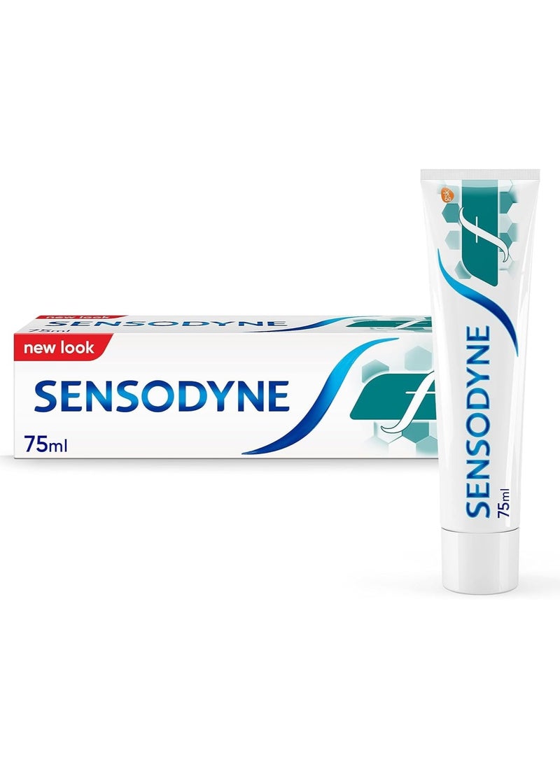 Sensodyne Flouride Toothpaste For Sensitive Teeth 75 Ml  - Image 1