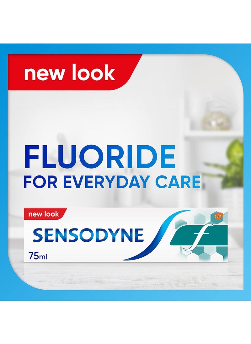 Sensodyne Flouride Toothpaste For Sensitive Teeth 75 Ml  - Image 2