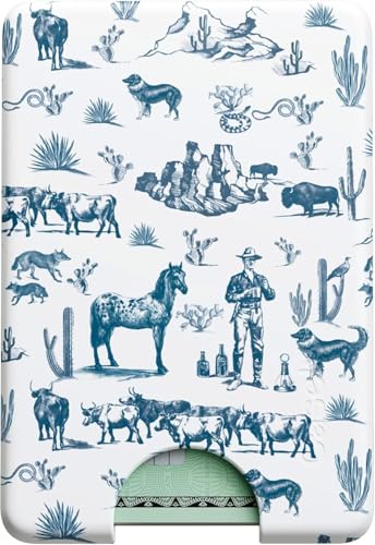 Casely MagWallet | Wild West Adventure | Desert | Slim Wallet Card Holder | Compatible with MagSafe | Soft-Touch Hard Silicone | Holds Up to 3 Cards - Image 1