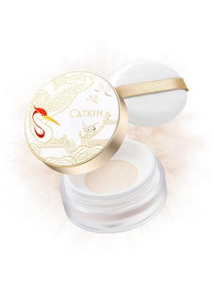 CATKIN Dreamworld Air Makeup Loose Powder Setting Finishing Powder Oil Control Matte Natural With Puff (C01 Natural)  - Image 1