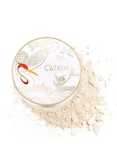 CATKIN Dreamworld Air Makeup Loose Powder Setting Finishing Powder Oil Control Matte Natural With Puff (C01 Natural)  - Image 2