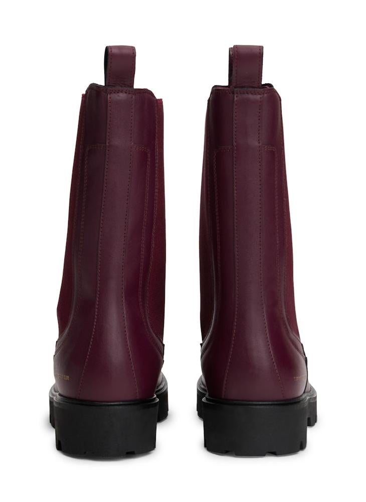 TOMMY HILFIGER Leather Mid Chelsea Boots - Image 3