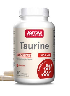 Jarrow Formulas Taurine, Brain & Memory Support, 1000 Mg, 100 Caps