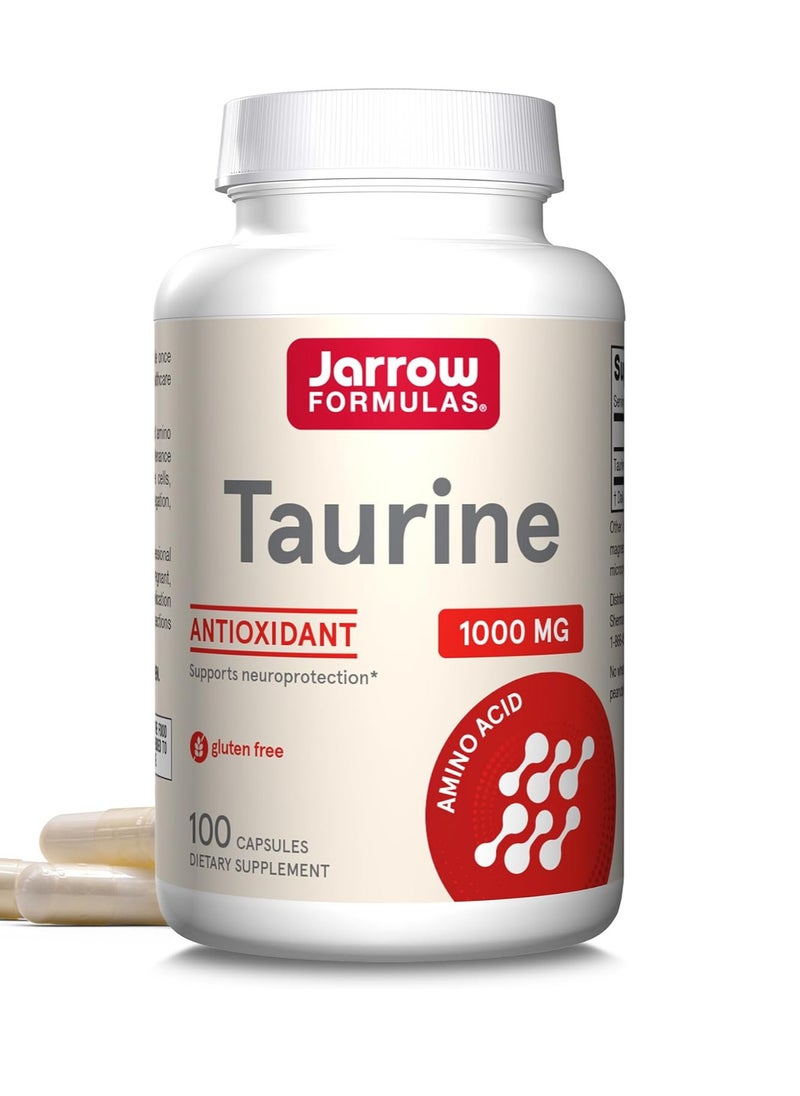 Jarrow - Jarrow Formulas Taurine, Brain & Memory Support, 1000 Mg, 100 Caps - Image 1