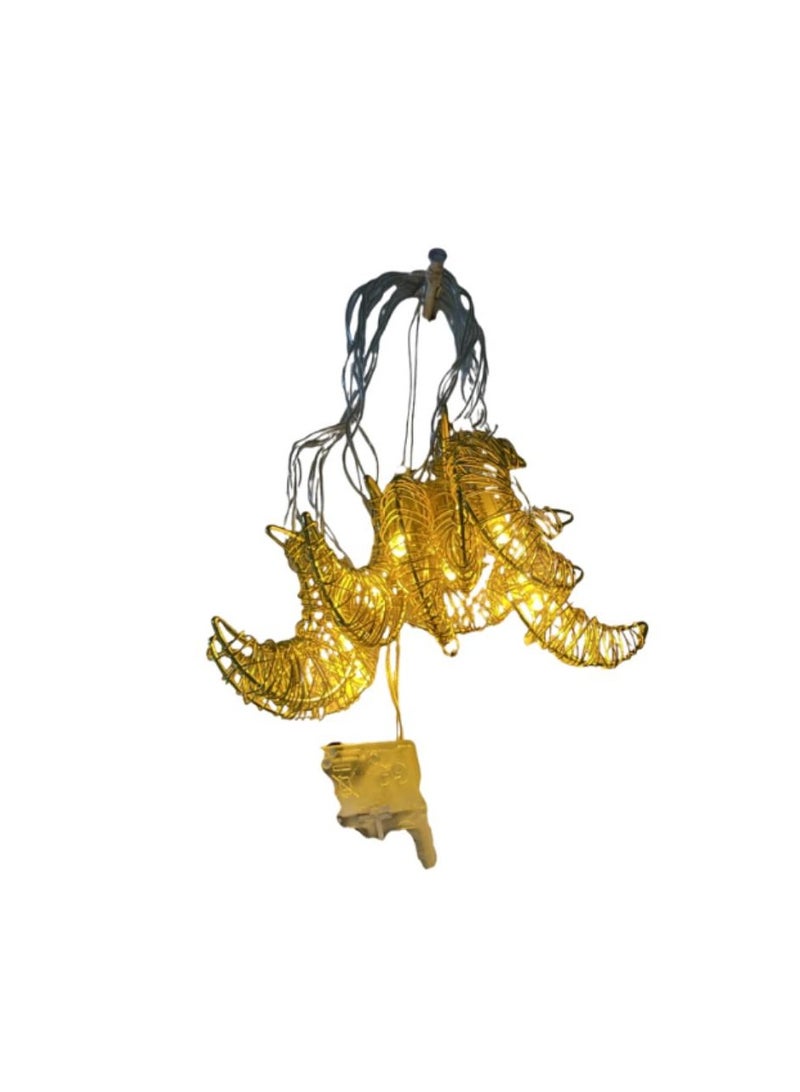 Golden crescent necklace  - Image 2